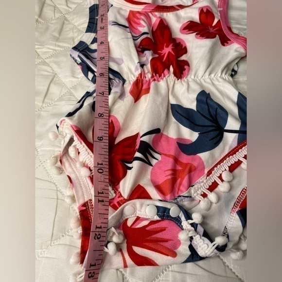 FUNNYCOKID one piece set with headband no size please look at measurements - Picture 4 of 6